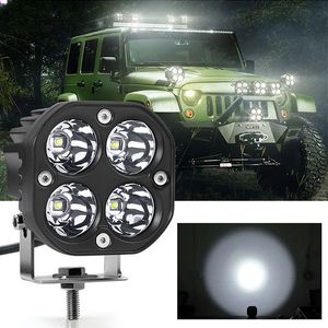 Luces de trabajo LED de trébol más vendidas al por mayor para automóviles, luces de techo de vehículos todoterreno modificadas, focos de motocicletas