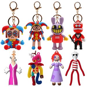 Gros jouets en vrac chiffres Anime voiture porte-clés charme accessoire porte-clés superbe numérique cirque clown mignon personnalisé créatif cadeau de la Saint-Valentin DHL