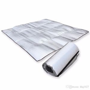 Venta al por mayor Colchoneta para acampar Plegable Plegable Colchón para dormir Almohadilla impermeable Papel de aluminio EVA para exteriores Envío gratis