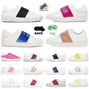 wholesale Zapatos casuales de diseñador unisex al por mayor marca de alta calidad casual Zapatos cómodos y versátiles moda clásica remachado confort cuero negro blanco