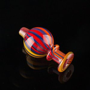 Hookahs Color Glass Carb Cap tapas de burbujas para Flat Top Quartz Banger Nails Water Bongs Pipe Dab Oil Rigs