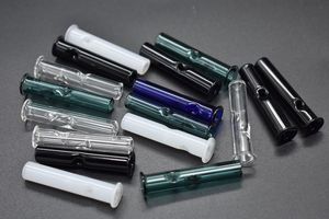 wholesale Embouts de filtre de cigarette en verre coloré embout de tabac à rouler tuyau de fumée prix inférieur accessoires de fumer accessoire de support d'outil