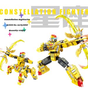 Gros bloc de construction de guerre spatiale personnalisé Constellation Fighter transformateur Robots MOC brique métamorphique Robot jouet guerrier King Kong 7000 jouet pour enfant Lepin Noël