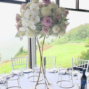 Venta al por mayor de centro de mesa de flores de boda personalizado centro de mesa de flores bola de flores centros de mesa para boda 410