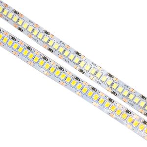 Al por mayor-DC12V 2835 LED Tira de luz 240 LED m Cinta de cuerda Cinta para decorar Más brillante que 3528 3014 blanco Blanco cálido