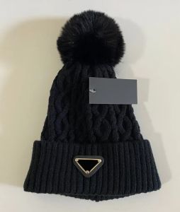 Venta al por mayor de diseñador para mujer gorro de punto de invierno gorros cálidos de punto grueso sombreros gorro femenino gorro gorros de calavera