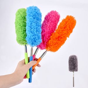 En gros Électrostatique Duster Rétractable Pliable En Acier Inoxydable Duster Ménage Poulet Plumeau Duster Brosse À Épousseter