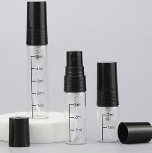 Botellas de cristal vacías al por mayor del rociador de 2ml 3ml 5ml para el uso de la muestra del perfume