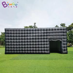 wholesale Tente carrée gonflable géante de l'artisanat exquis 10x5x4mH avec tente de salon commercial de lumières pour la décoration d'événement de fête jouets sports