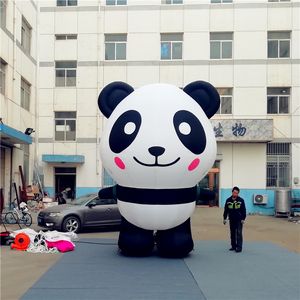 Prix de ballon gonflable en gros de l'usine Panda avec lumière pour 2023 boîte de nuit ou décoration de parc de musique de fête de mariage