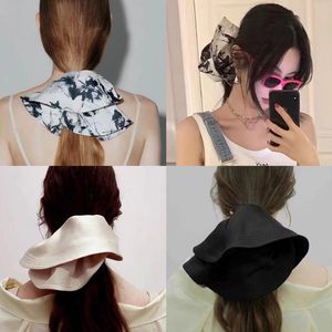 Fashion en gros surdimensione Srunchies Srunchies Scrunchie Elastic Hair Bands Girls Headwear Donut Grip Loop Ponytail Solder