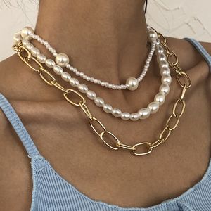 Collier ras du cou avec breloque en forme de cœur et de dragon pour femme, chaîne ras du cou en perles, doré, esthétique Y2k, nouveaux accessoires de bijoux tendance, cadeaux d'anniversaire pour maman, vente en gros