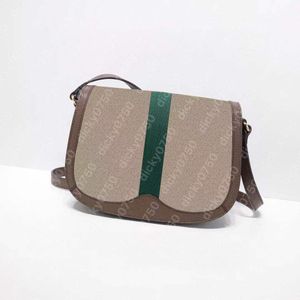 Dicky0750 Bolso de hombro de diseñador Bolso de mujer Bolsos de mensajero de moda Bolsos cruzados de dama de lujo Patrón clásico Sillín retro de cuero Venta al por mayor de gama alta