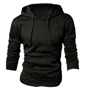 Gros-IMC Nouveau printemps automne mode Casual Hoddies Sweatshirts Haute Qualité Hommes sportswear solide Fleece hoody