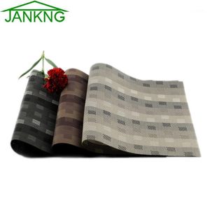 Mats Pads Wholesale- JK Home 4 Pcs / Lot Tapis de table à isolation thermique Tapis en PVC à séchage rapide Napperon Cuisine Vaisselle Bol à manger Plat Mat1