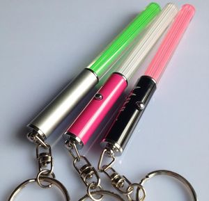 Lampe de poche LED en gros bâton porte-clés mini torche en aluminium porte-clés porte-clés durable stylo lumineux baguette magique bâton sabre laser lumière LED LL