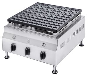 wholesale Máquina de panqueques tipo gas LPG con 100 orificios Antiadherente Mini máquina para hacer panqueques holandeses waffreras Cocina Electrodomésticos Cantimploras Snack Gaufriers