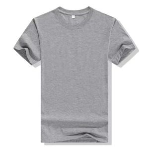 T-shirt respirant à manches courtes en coton blanc noir pour hommes en gros