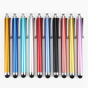 Venta al por mayor de bolígrafos de pantalla táctil capacitivos de Metal Stylus Pen con Clip Universal para teléfono tableta Xiaom LG Samsung S10