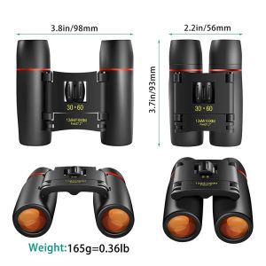 wholesale Mini télescope de vision nocturne Jumelles PocketZoom Optique militaire Télescope binoculaire pliable Randonnée Chasse 126 / 1000M 11 LL