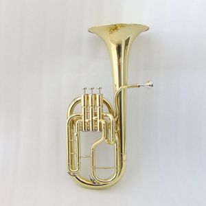 Instrumentos musicales al por mayor, cuerno alto chino de alta calidad, cuerno Alto lacado en oro