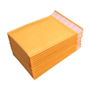 En gros nouveau 100 pcs/lots Mailers enveloppes rembourrées emballage expédition Kraft bulle expédition enveloppe sacs 130*110mm clephan