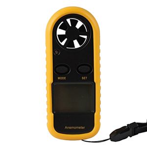 Gros-Nouveau GM816 30m / s (65MPH) LCD Digital Handheld Air Vitesse du vent Compteur de vitesse Mesure Pocket Smart Anémomètre Anemometro anémographe