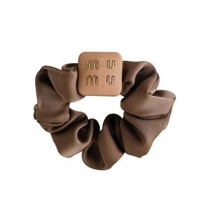 Gros nouveaux accessoires pour cheveux Créateur de mode Lettre Cheveux Élastique MI U Niveau d'apparence élevé Couleurs de luxe Gros Intestin Accessoire de cheveux Bijoux Cadeau