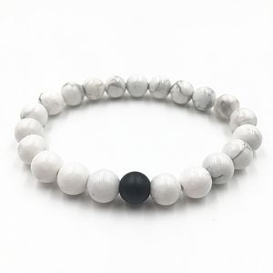 8mm Naturel Stone Bead Strands Charme Femmes Bracelets de guérison pour hommes Lover Fashion Party Club Bijoux