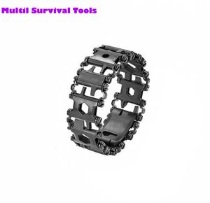 TREAD Noir Bracelet En Acier Inoxydable Multi Outil MAIN Camping En Plein Air Randonnée Outils Mutifonctionnels EDC Gear