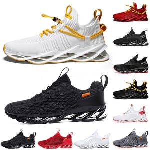 Vente en gros hommes non-marques femmes chaussures de course lame slip sur noir blanc tout rouge gris Terracotta Warriors mens gym formateurs sports de plein air baskets 39-46