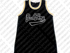 wholesale Notorious # 97 Bad Boy Biggie Smalls Basketball Jersey Noir Cousu Personnalisé n'importe quel nom de numéro HOMMES FEMMES JEUNES BASKETBALL JERSEYS