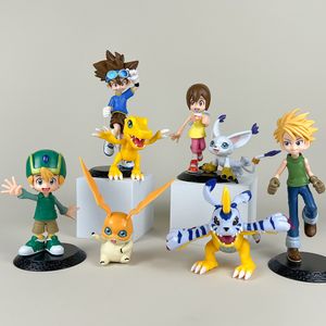 Ensemble d'anime de Digimon en gros de Digimon avec huit dieux, une bête ancienne et des décorations de modèle de bête en tissu pour les poupées