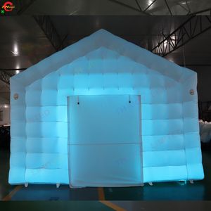 wholesale Activités de plein air Free Air Ship Custom Nightclub Tente gonflable Disco Light Tent Party Cube Bar Tente Gonflable Night Club Tente avec machine à brouillard