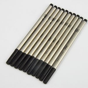 Wholesale price 0.6mm black biue M refill for Roller ball pen stationery write smooth pen accessories 710