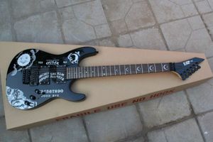 precio al por mayor vendedor de alta calidad Nuevo negro KH-2 Kirk Hammett Ouija guitarra eléctrica blanca sin estuche