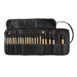 Gros-Professionnel 24 pcs Maquillage Brush Set outils Maquillage Trousse De Toilette Laine Maquillage Poils De Chèvre Brosses Set pinceaux maquillage