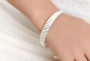 Gros-Qualité 925 Sterling Silver Bangle Bracelets Style chinois Réglable Meteor Star Charm Manchette Bracelets Bracelet Bijoux pour Femmes