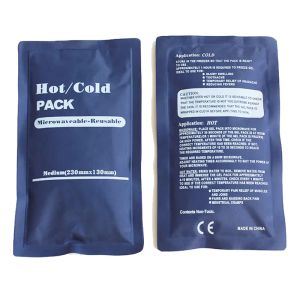 Sac à glace à pack de froide chaud en gros gel réutilisable pour les blessures du genou Gel Gel Cold Cold Compress Pack Microwavable 28 * 13cm LL