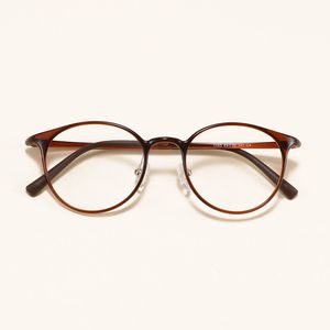 Gros-rond rétro ultraléger mince Ultem doux prescription cadre étudiant décoration myopie lunettes lunettes