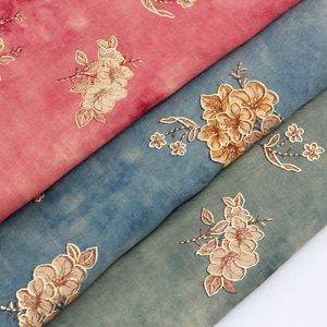 Tissu en satin en spandex doux en gros pour coudre une plume vintage imitez le matériau de soie élastique élastique tissu satin imprimer d30