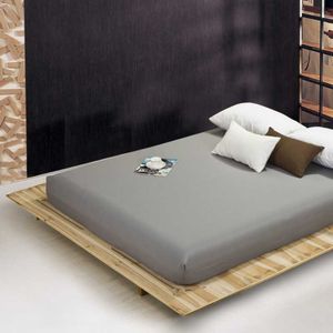 Feuilles de couleur unie en gros drap de lit élastique housse de matelas linge de lit couvre-lit polyester coton simple double pleine reine 210626