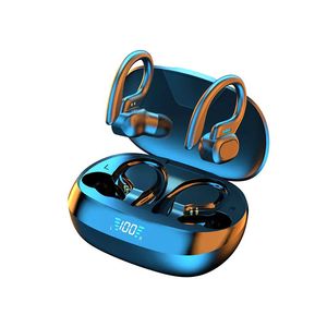 Venta al por mayor SP16 TWS Auriculares inalámbricos verdaderos Auriculares Bluetooth con micrófonos Auriculares deportivos con gancho para la oreja Auriculares estéreo de alta fidelidad Auriculares impermeables