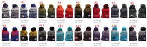 Bonnets d'équipe tricotés pour toutes les équipes, chapeaux de sport pour femmes et hommes, casquettes d'hiver populaires à la mode, vente en gros, H4-9.26