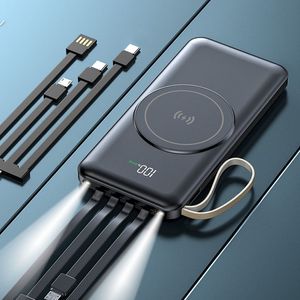 Cargador inalámbrico portátil inalámbrico Power Bank con batería externa USB para iX Samsung S8 Note 8
