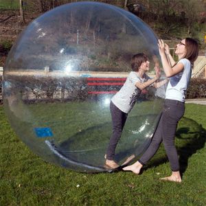 wholesale Venta al por mayor de alta calidad 2 mD (6,5 pies) bola inflable para caminar sobre el agua, globo de danza humana, paseo de PVC sobre bola rodante para niños