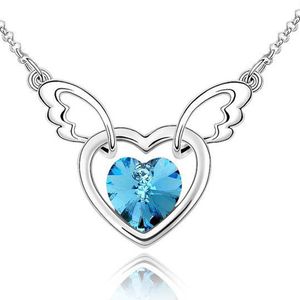 Cadeau Crystal Crystal Crystal Crystal Pendentif Collier fabriqué avec des cristaux de Swarovski de haute qualité Livraison gratuite