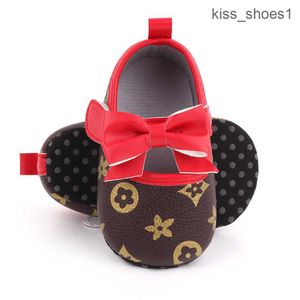 Mayores zapatos de bebé para bebés Infat Girl First Walkers Butterfly Knot Princess Zapatos para niñas Soled Soled Flats Mocasins
