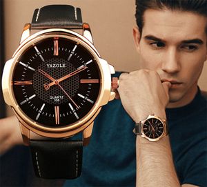 Ventas al por mayor, compre a granel WAT8103, reloj de cuarzo para hombre a la moda, reloj de pulsera para hombre con correa de cuero de aleación de forma redonda de negocios formales