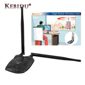 Buscadores Wi-Fi Kebidumei 300Mbps Long Rang BT-N9100 Beini USB Wifi Adaptador Tarjeta de red inalámbrica RTL8192FU Alta potencia 3000mW Antena dual 230718
